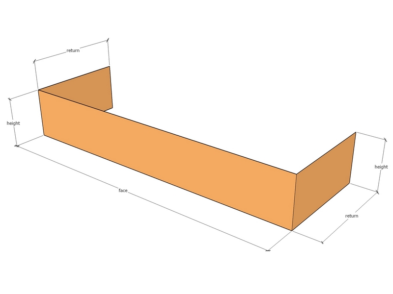 [CorSqu24-18-4-11] Corten Step 24" F x 18" S x 4" H x 11ga
