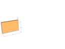 Corten Panel 18" x 12" x 14ga Top